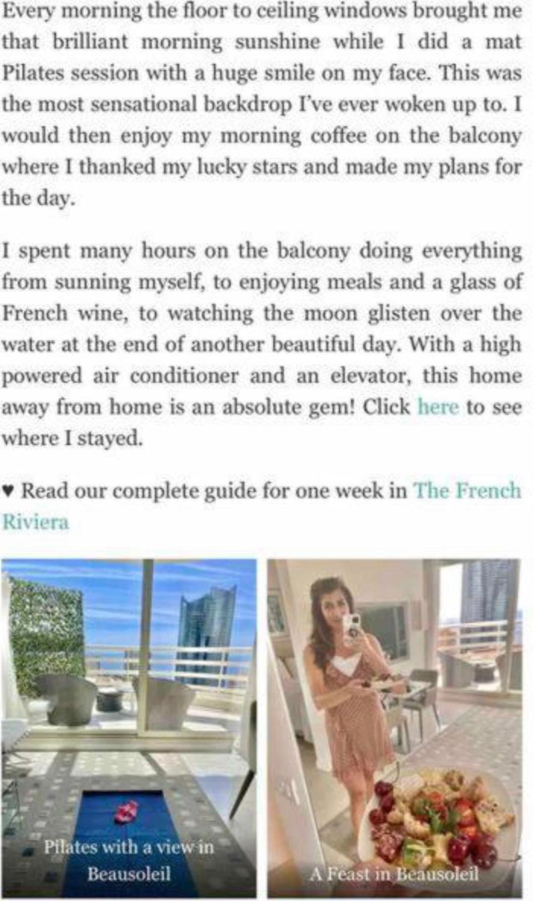 Reve Au 7E Ciel Piscine Baie De Monaco Apartment โบโซเลย ภายนอก รูปภาพ